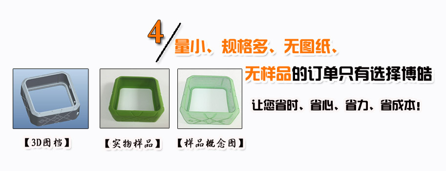 量小、規(guī)格多、無圖紙、無樣品的訂單只有選擇博皓。