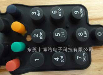 絲印工藝硅膠遙控器按鍵 絲印效果圖