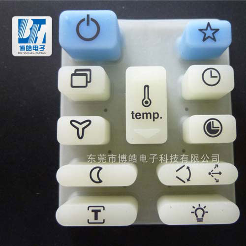 絲印硅膠按鍵