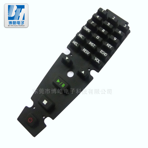 導(dǎo)電遙控器硅膠按鍵