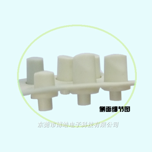 機(jī)械控制面板硅膠按鍵側(cè)面細(xì)節(jié)圖