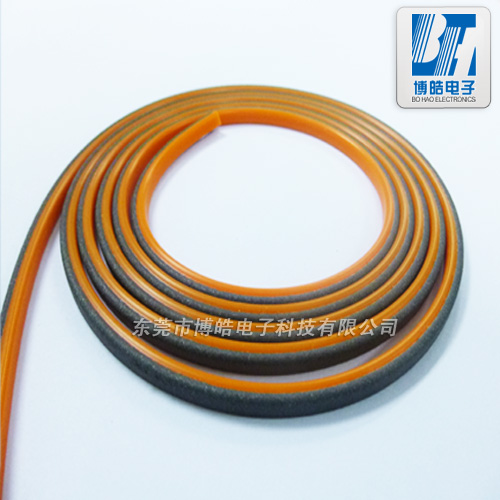 博皓電子供應(yīng)擠出成型導(dǎo)電硅膠條 長度無限長