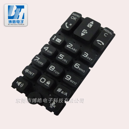 耐用又防水的座機(jī)電話硅膠按鍵黑粒導(dǎo)電可以定制哦