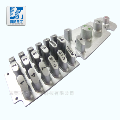 提供工藝復雜的遙控器硅膠按鍵噴銀油可定制