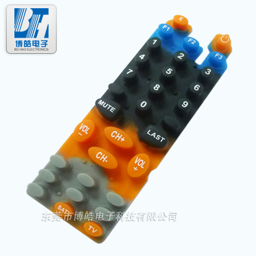 萬(wàn)能電視遙控器硅膠按鍵來(lái)圖來(lái)樣定制