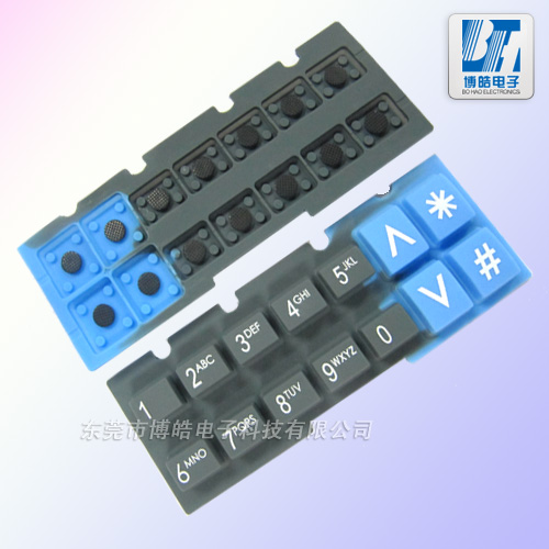 提供儀器設備密碼器硅膠按鍵彈性好