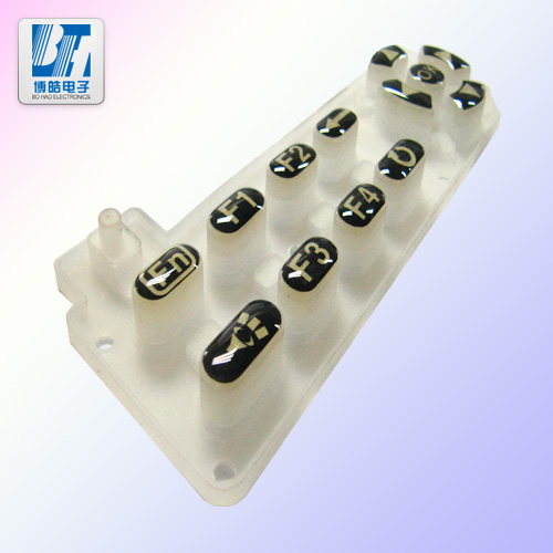 博皓空心絲印滴膠按鍵 可根據(jù)客戶需求開(kāi)模定制