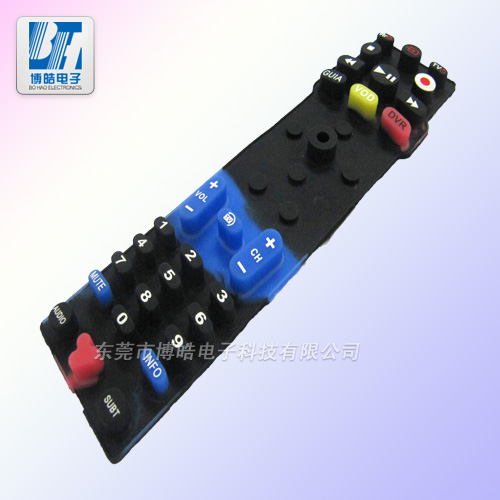 全國(guó)供應(yīng)各種夜光硅膠遙控器按鍵鍵盤(pán)