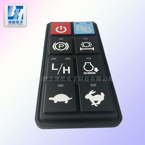 提供重型機(jī)械設(shè)備控制硅膠按鍵來圖來樣定制