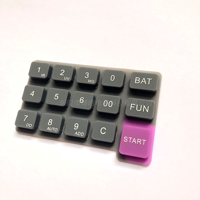 通用機(jī)械專用硅膠按鍵